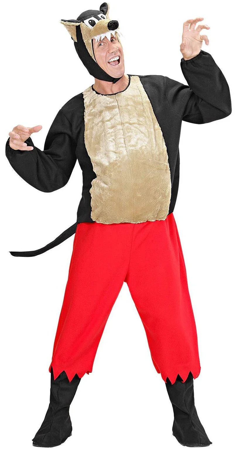 Disfraz de Lobo Feroz para Adulto Adultos Widmann